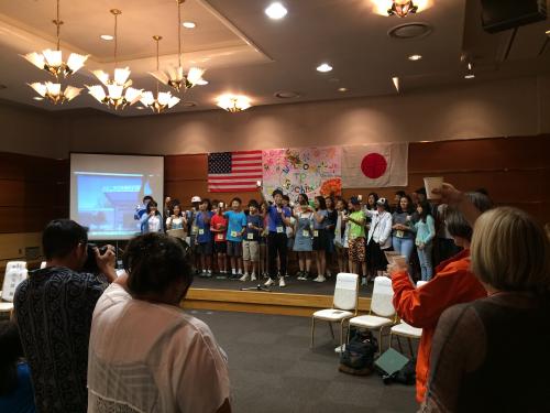 中学生交換交流事業パロアルト市受入れを行いました